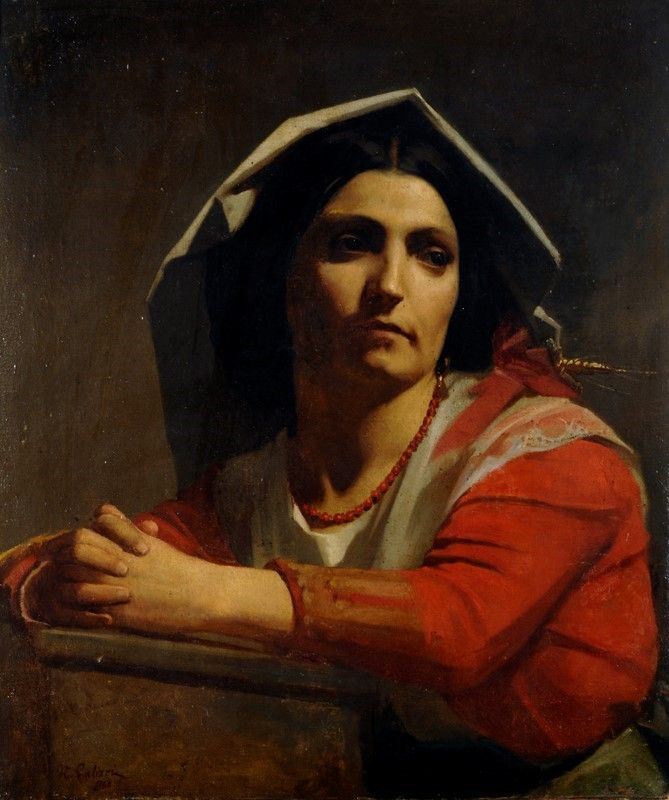 Nicola Palizzi - Contadina Abruzzese