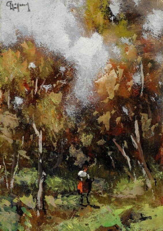 Lorenzo Gignous - Figura nel bosco