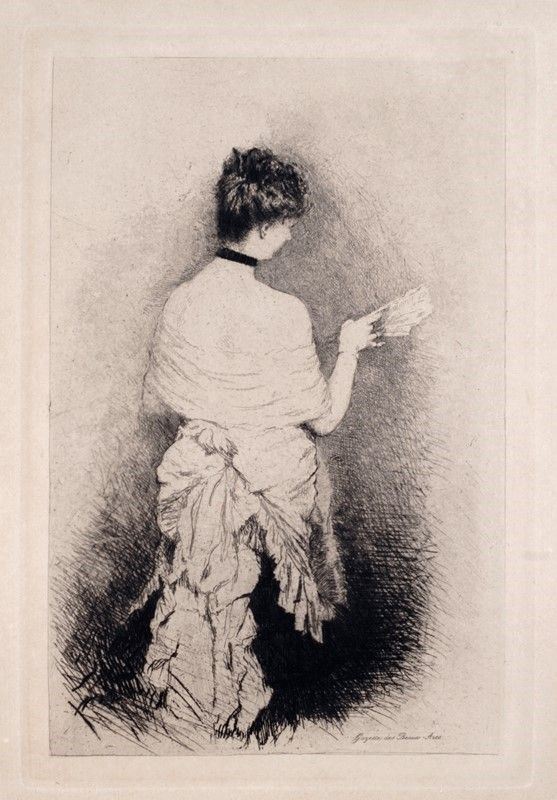 Giuseppe De Nittis - Jeune Femme Vue De Dos
