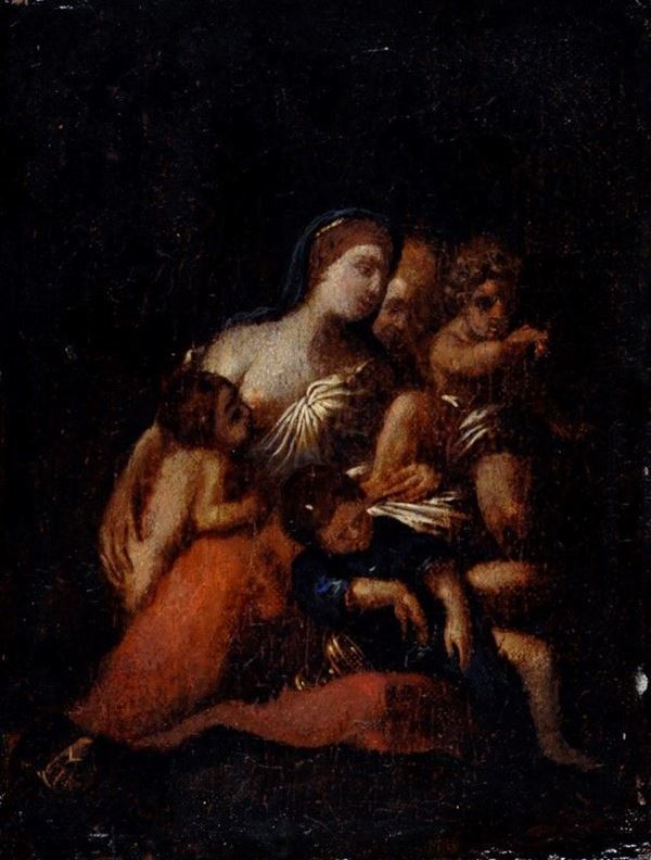Scuola Romana, XVI - XVII sec. - La Carit&#224;