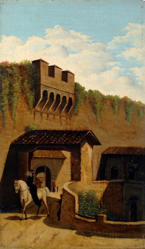 Attr. a Giuseppe Abbati - Porta San Giorgio
