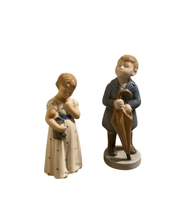 Figure di bambini  - Asta PORCELLANE, DIPINTI E OGGETTI D'ARREDO - Galleria Pananti Casa d'Aste