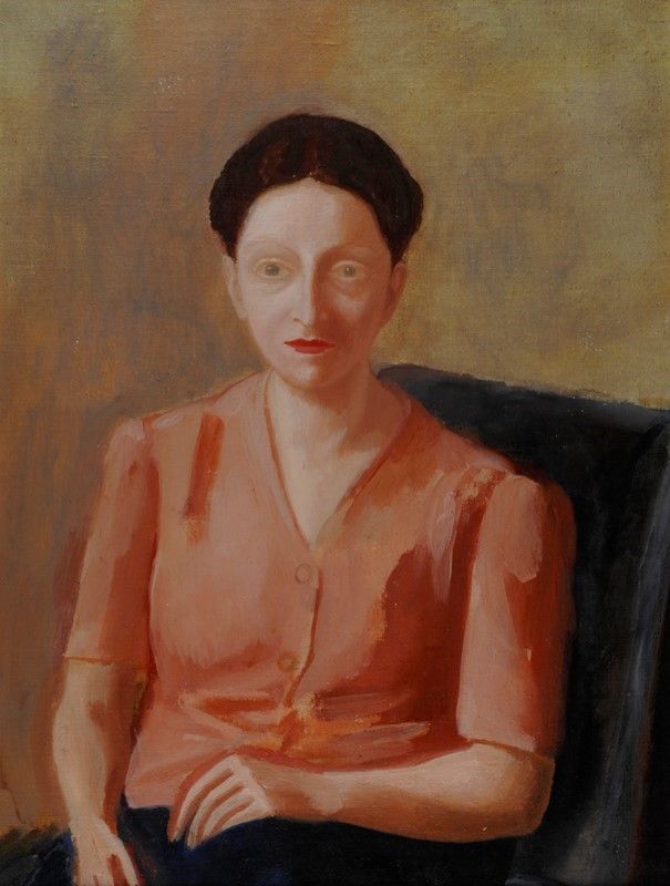 Virgilio Guidi - Figura (fronte); Ritratto (retro)