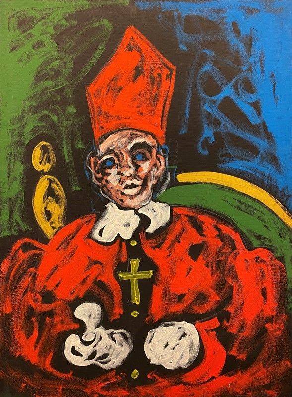 Tano Festa - Cardinale