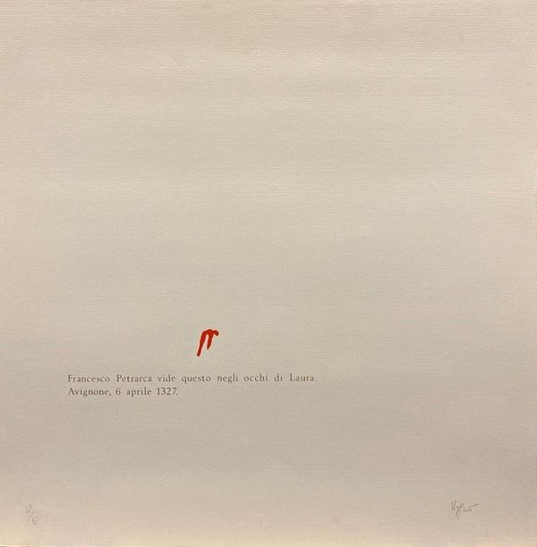 Emilio Isgr&#242; : Senza titolo  - Serigrafia - Asta GRAFICA, MULTIPLI ED EDIZIONI - Galleria Pananti Casa d'Aste