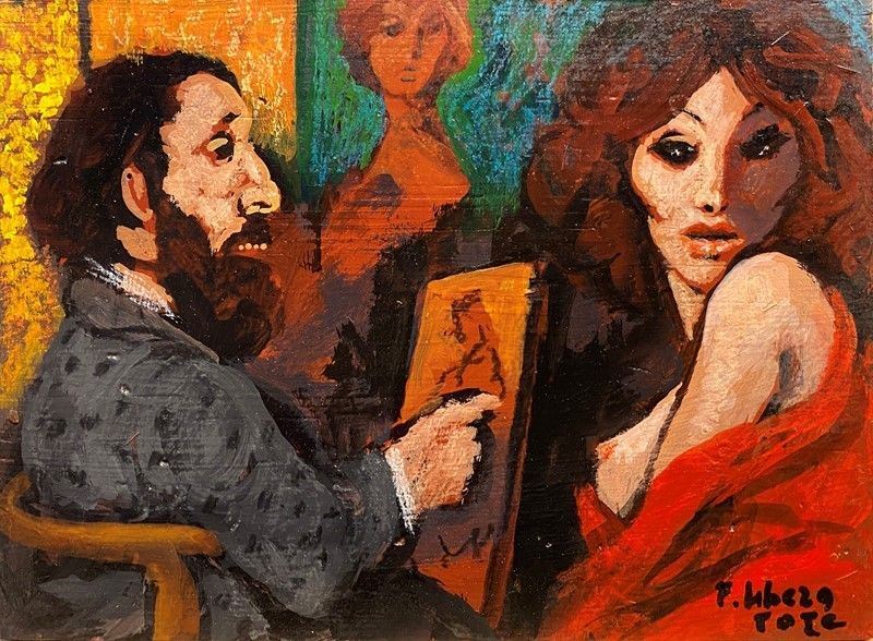 Fausto Maria Liberatore - Pittore e Modella