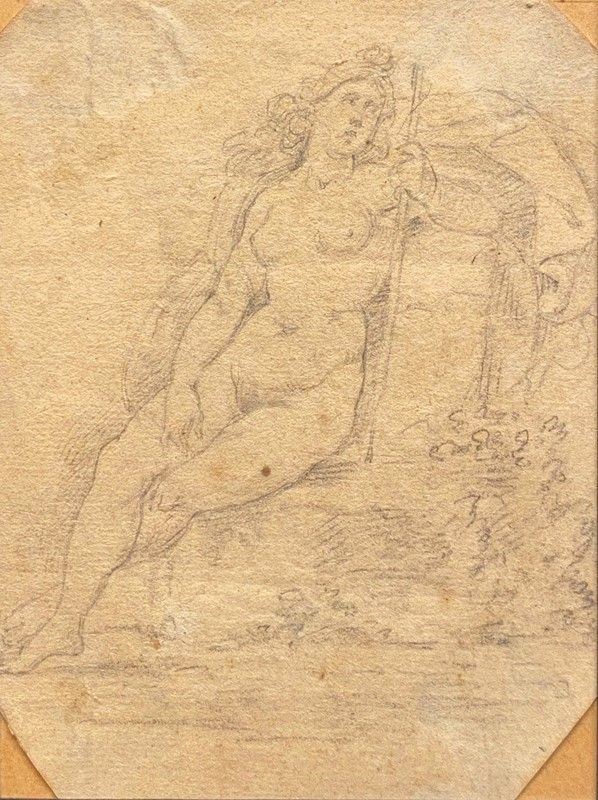 Scuola Senese, XVII Sec. - Figura