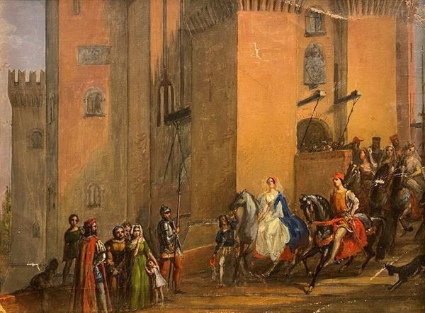 Anonimo, XIX sec. - Scena storica