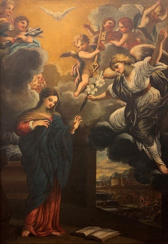 Scuola Italia Centrale, XVIII sec.,Anonimo, XVIII sec. - Consegna delle chiavi 