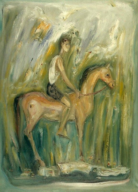 Giovanni Stradone - Giovane a cavallo