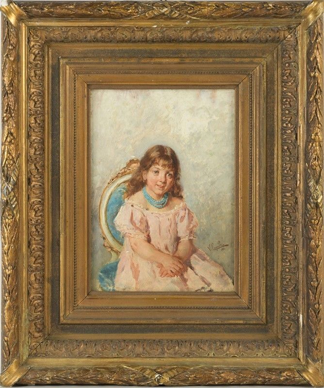 Vincenzo Caprile - Ragazza Seduta