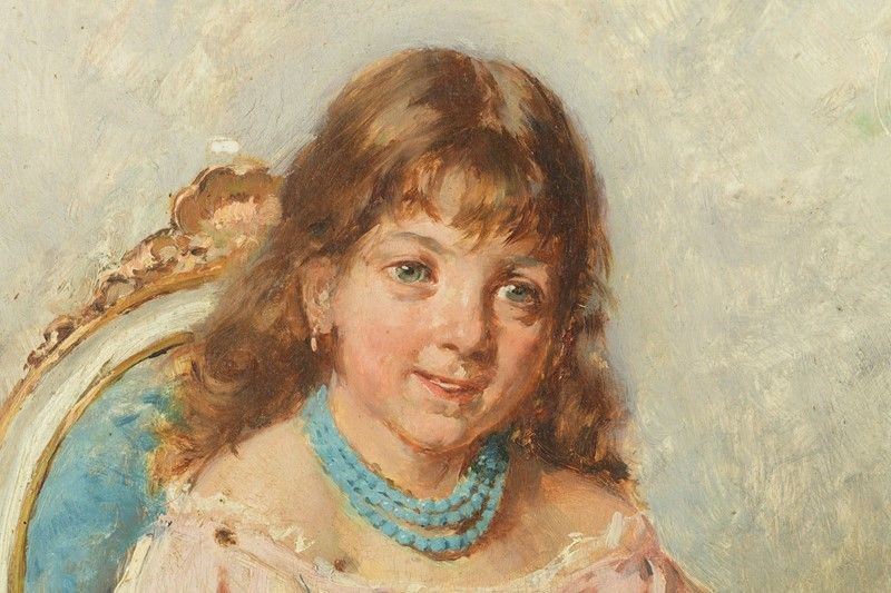 Vincenzo Caprile - Ragazza Seduta