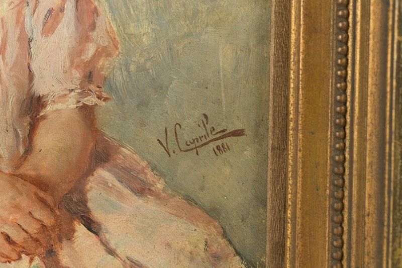 Vincenzo Caprile - Ragazza Seduta