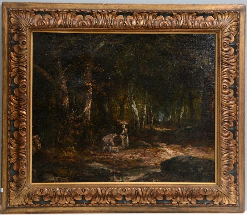 Narcisso Virgilio Diaz De la Pena - Figure nel Paesaggio