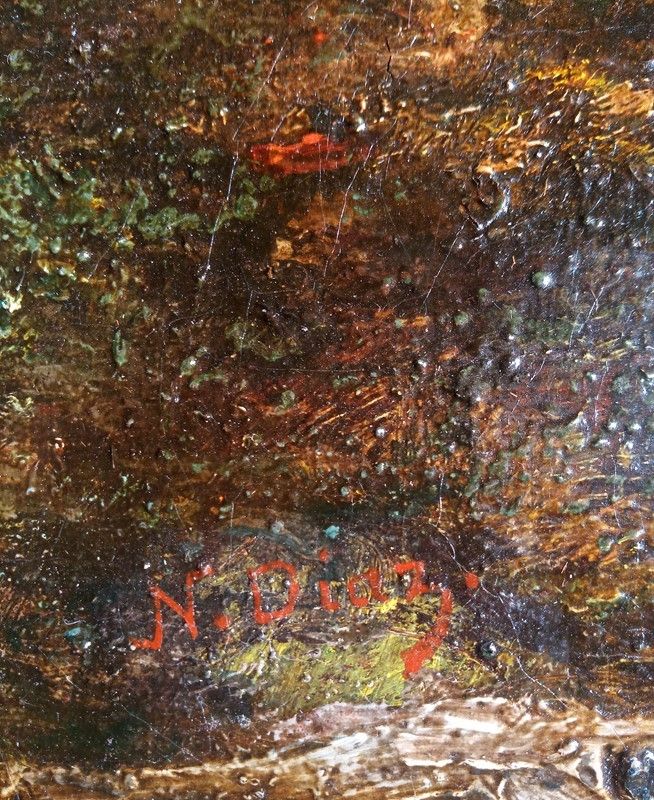 Narcisso Virgilio Diaz De la Pena - Figure nel Paesaggio
