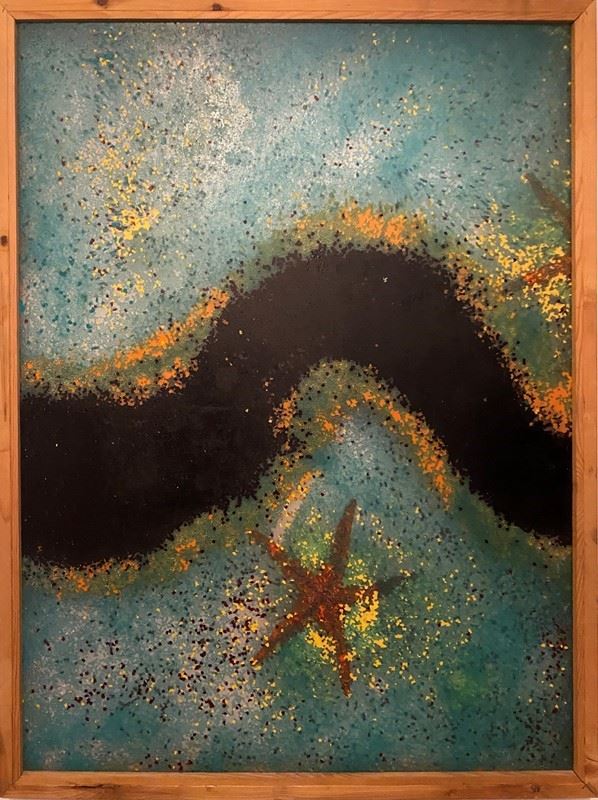 Omar Ronda : Senza Titolo  (anni '90)  - Tecnica mista - Asta ARTE MODERNA E CONTEMPORANEA - II - Galleria Pananti Casa d'Aste