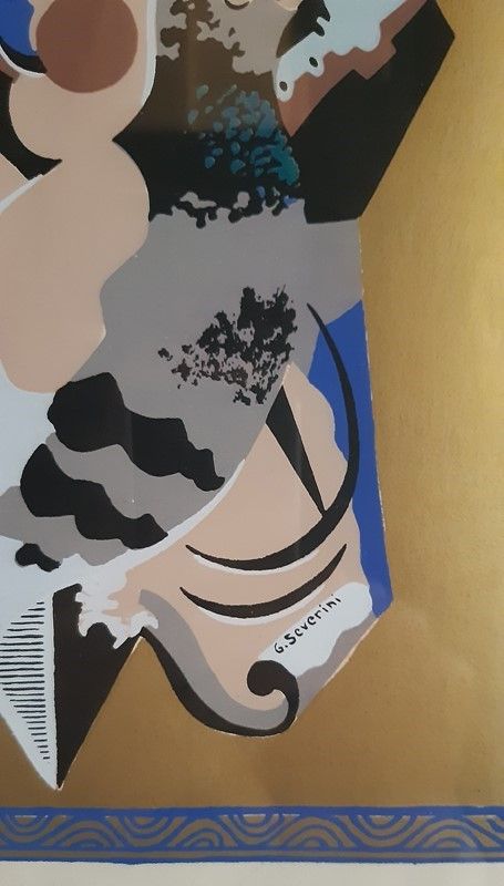 Gino Severini - Natura Morta su Pigeon