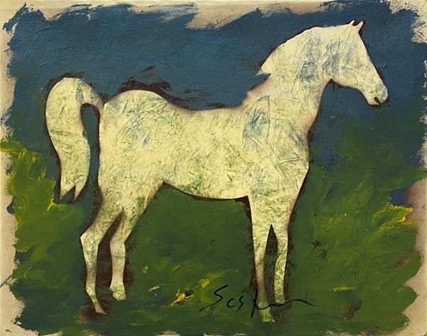 Mario Schifano : Cavallo  - Auction AUTORI DEL XIX E XX SEC, ARTE MODERNA E CONTEMPORANEA - Galleria Pananti Casa d'Aste