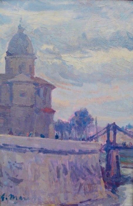Giovanni March - Ponte di ferro a Roma