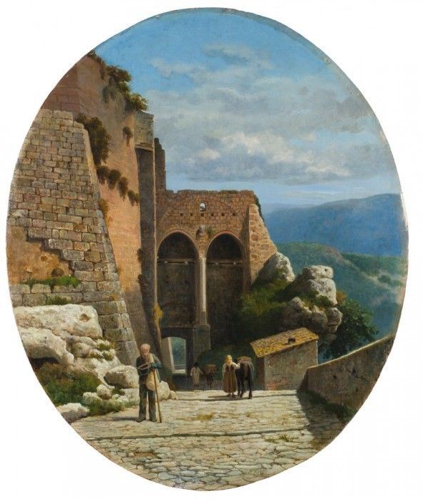 Lorenzo Gelati - Scorcio di paese