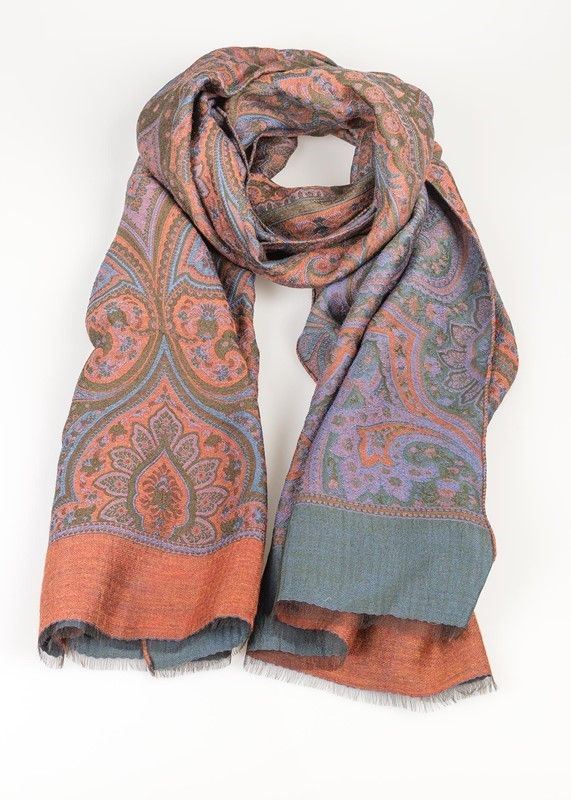 Antonio Liverano - STOLA PAISLEY ROSSO