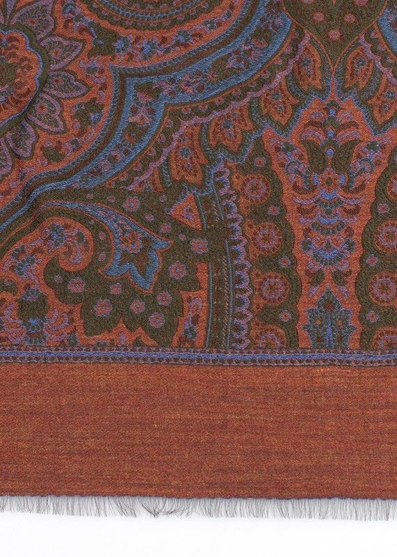 Antonio Liverano - Stola Paisley Rosso