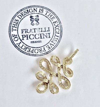 Pendente in Oro Bianco con Catenina