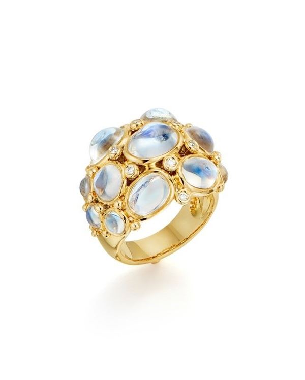 Temple St Clair - Anello in oro e diamante