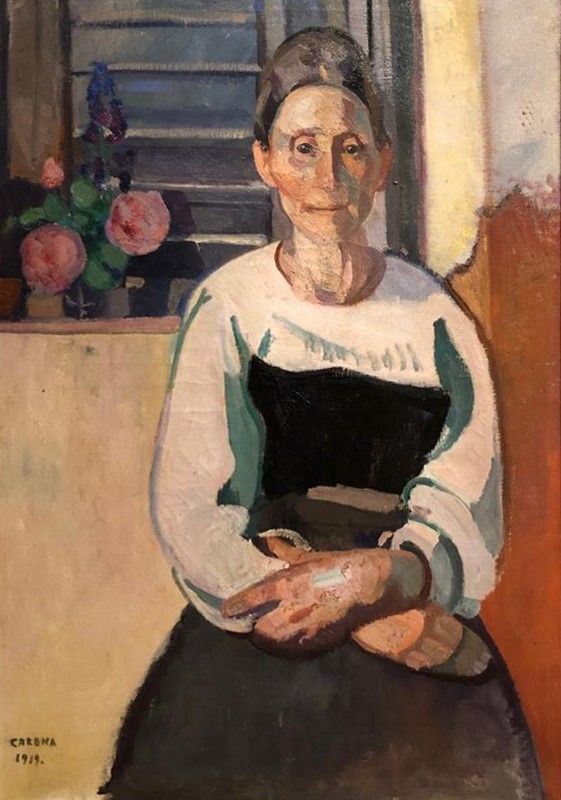 Felice Carena - Ritratto di Signora