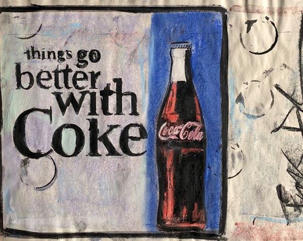 Frank Denota - Study for "Coca Cola"
