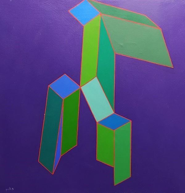 Achille Perilli : Senza titolo  - Auction AUTORI DEL XIX E XX SEC, ARTE MODERNA E CONTEMPORANEA - Galleria Pananti Casa d'Aste