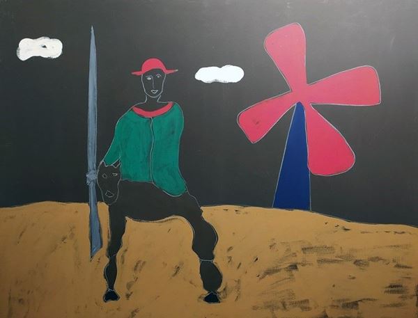 Tano Festa - Don Chisciotte