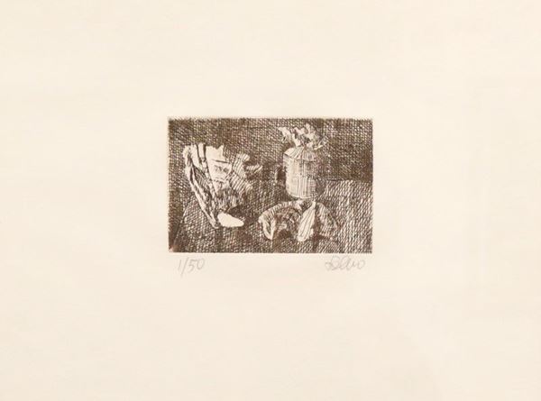 Salvo : Without title  - Etching - Auction  modern and contemporary art - Galleria Pananti Casa d'Aste