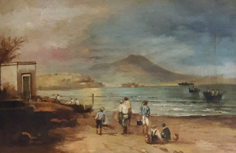 Anonimo, XIX - XX Sec. - Paesaggio Napoletano