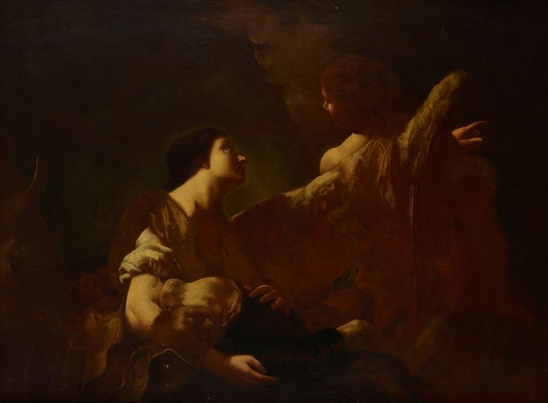 Giovan Battista Piazzetta - Agar e L'angelo