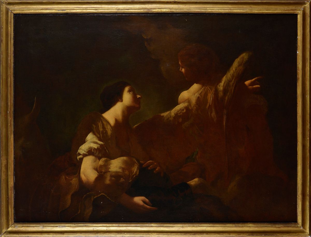 Giovan Battista Piazzetta - Agar e L'angelo