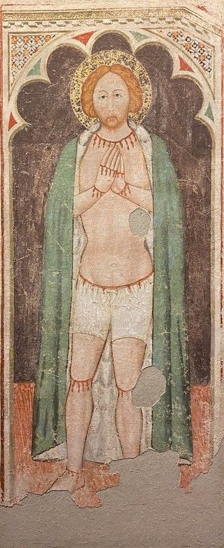 Scuola Toscana, XIV - XV sec. - Figura di Santo Martire