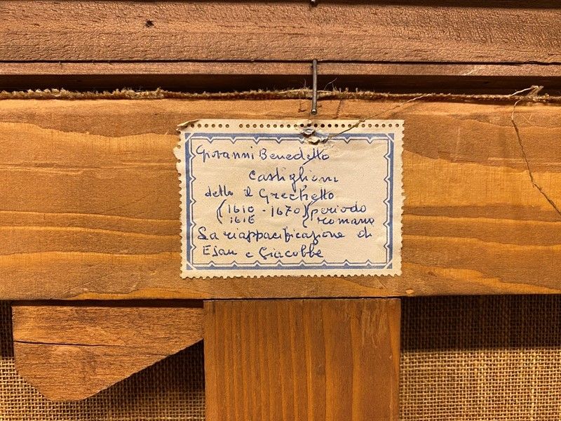 Scuola Napoletana, XVIII Sec. - Giacobbe e Labano