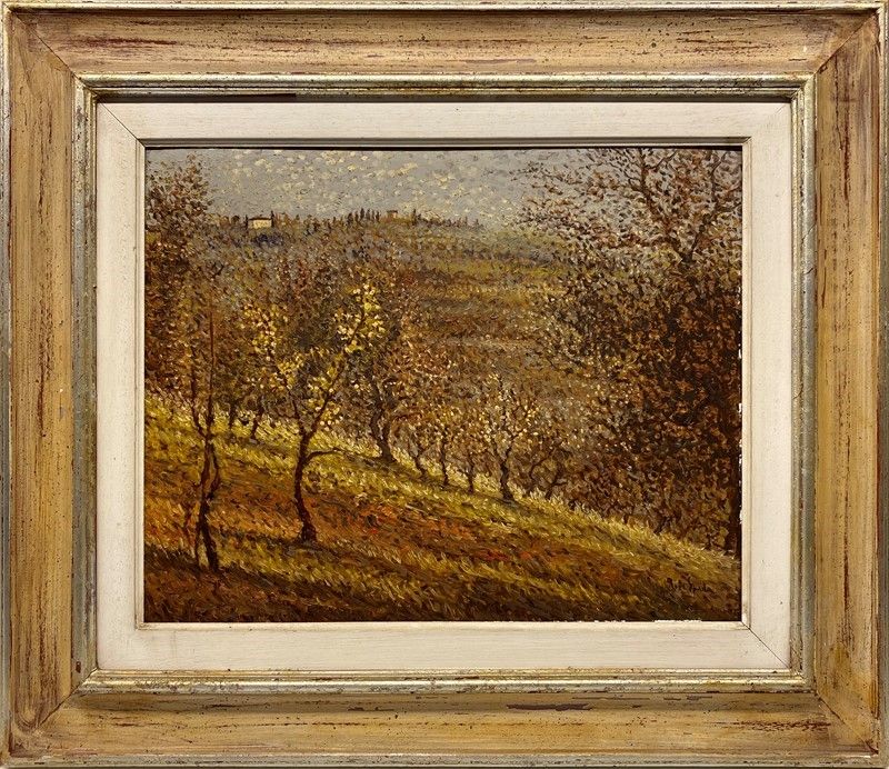 Anonimo, XX Sec. - Primavera in Collina Fiorentina
