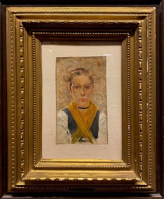Telemaco Signorini - Ritratto, Bambina di Riomaggiore (la Nene)