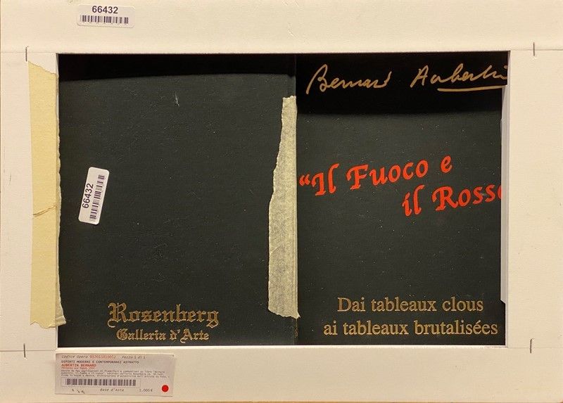 Bernard Aubertin - Il Fuoco e il Rosso