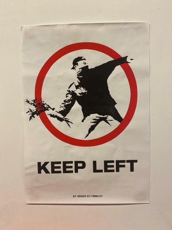Banksy - Keep Left XL