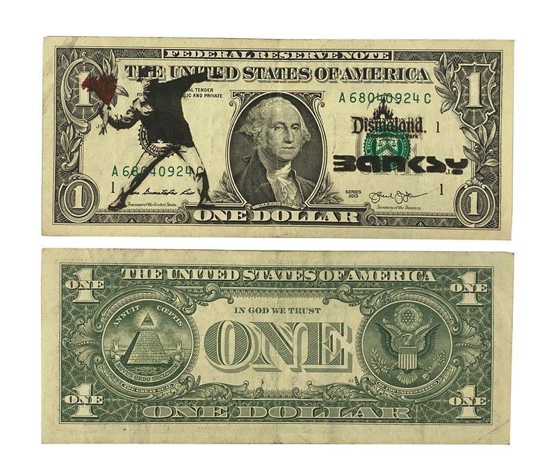 Banksy - Dismal Dollar (real Currency)