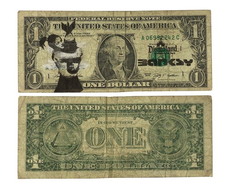 Banksy - Dismal Dollar (real Currency)