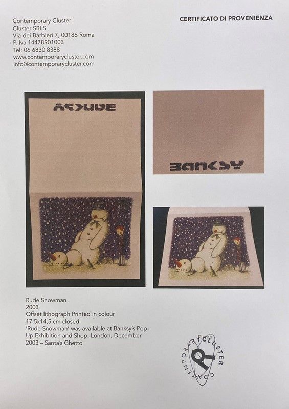 Banksy - Rude Snowman