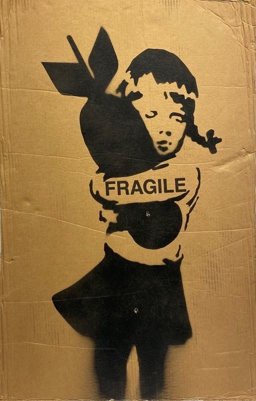 Banksy - Bomb Hugger Fragile