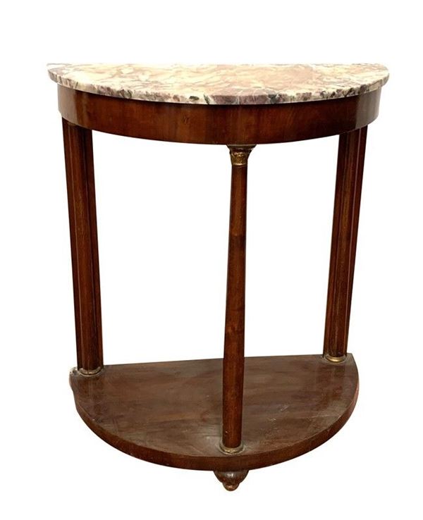 Consolle semicircolare