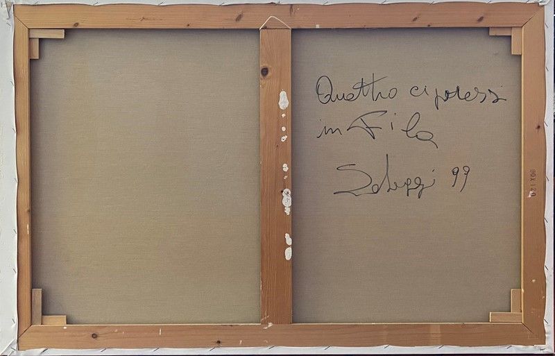 Paolo Scheggi - Quattro Cipressi in Fila