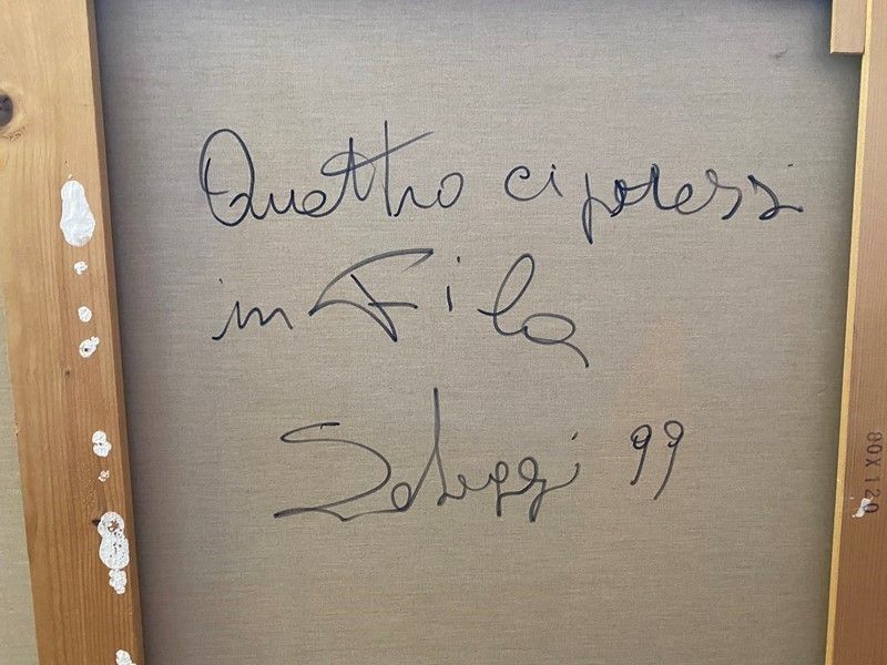 Paolo Scheggi - Quattro Cipressi in Fila