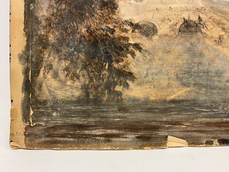 Anonimo, XX Sec. - Paesaggio con Alberi (hyde Park)